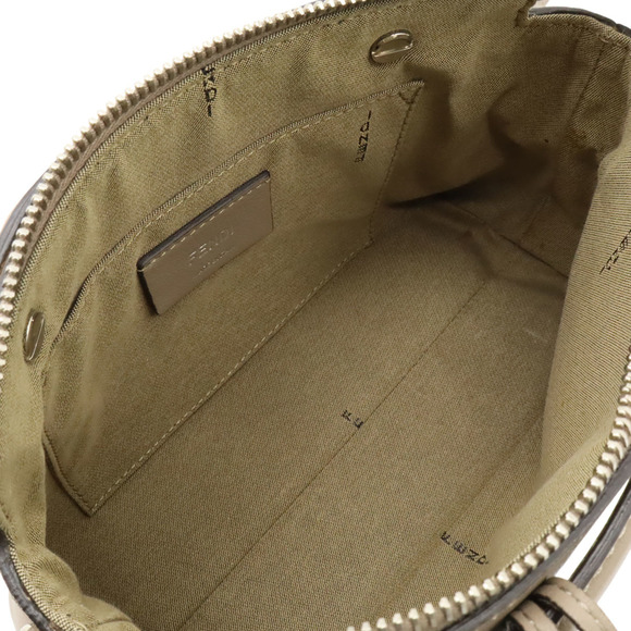 FENDI BY THE WAY Mini Handbag/Shoulder Bag in Greige Leather (8BL135) - Picture 8 of 10